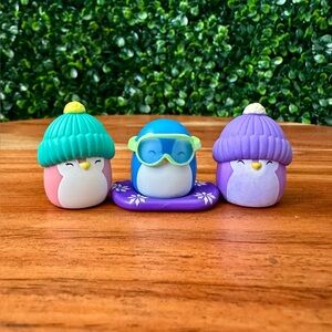 Squish-a-longs by Squishmallows Snowboarding Penguins Bundle